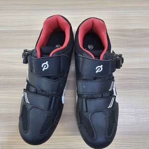Peloton Cycling Shoes Womens 38 7 Black Spin Delta Cleats Indoor Bike Fitness